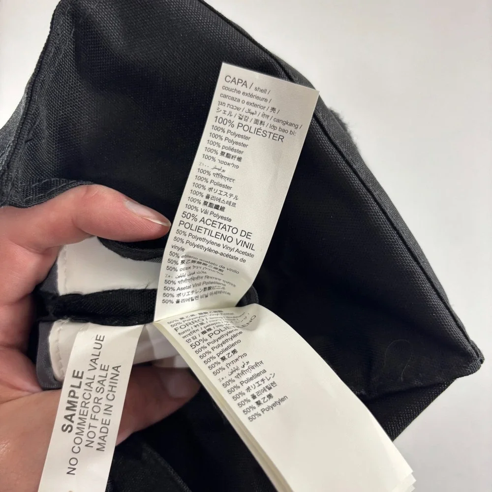 JanSport Rolltop Lunch Bag Black Insulated Tote JS0A2UQ2 Factory Sample!